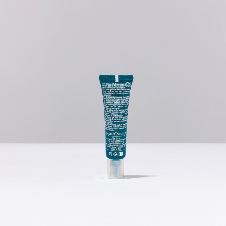 Tensor effect eye cream gel